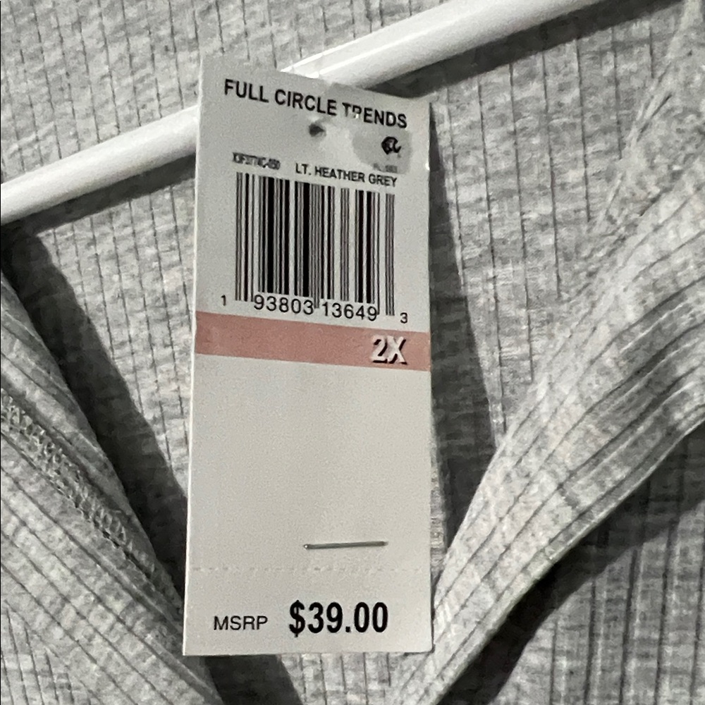 Slate Gray Button-Up Tunic - Picture 8 of 8